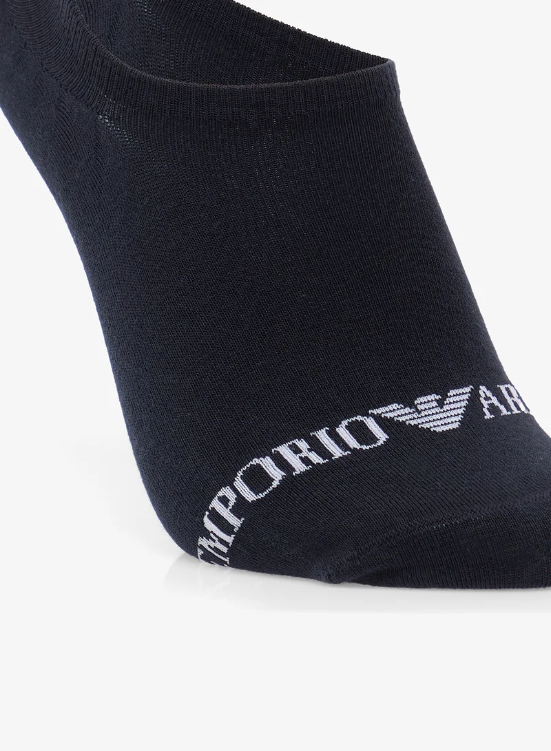EMPORIO ARMANI  3 Pack Of Logo Liner Socks for Men | Best Price UAE